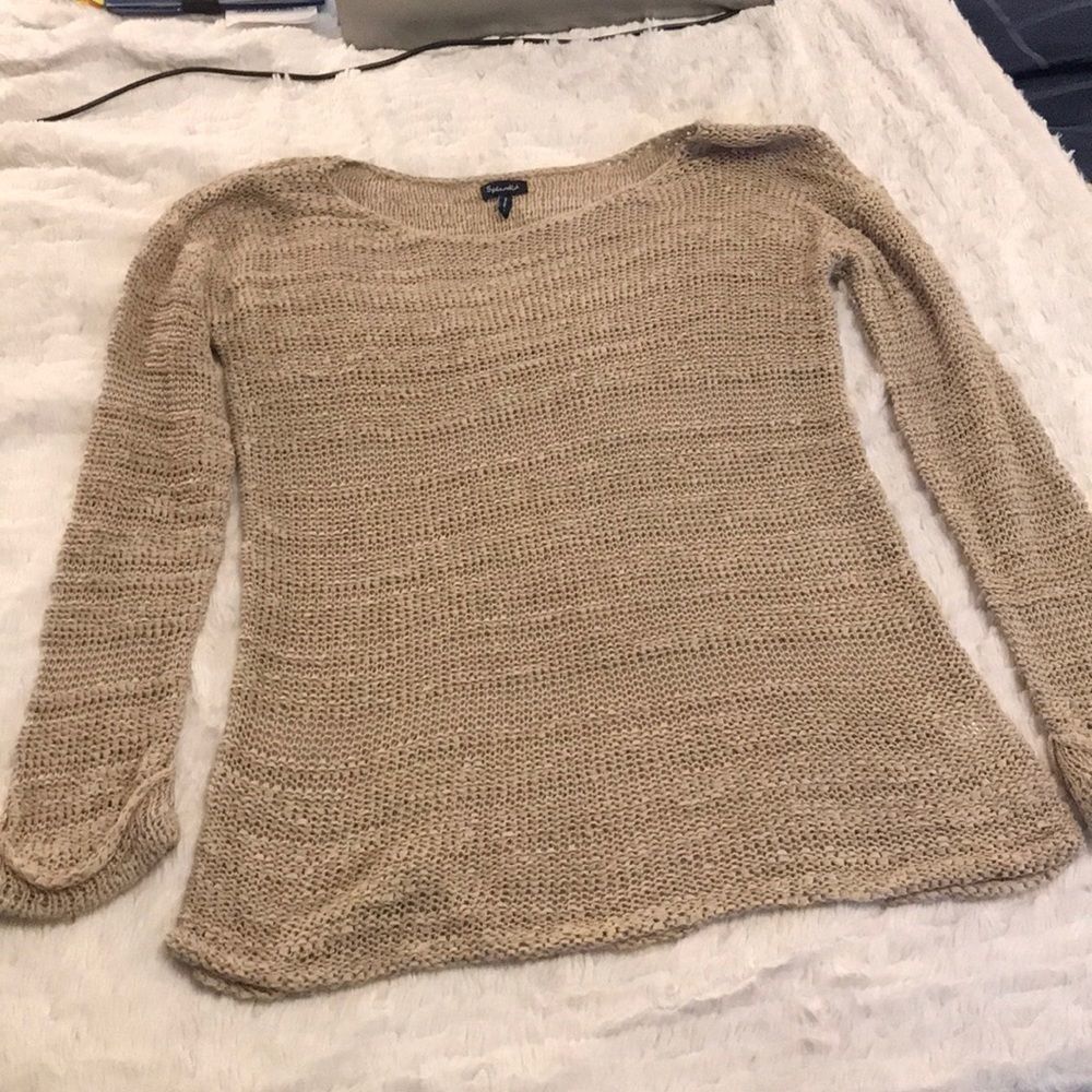 Beautiful tan Splendid sweater